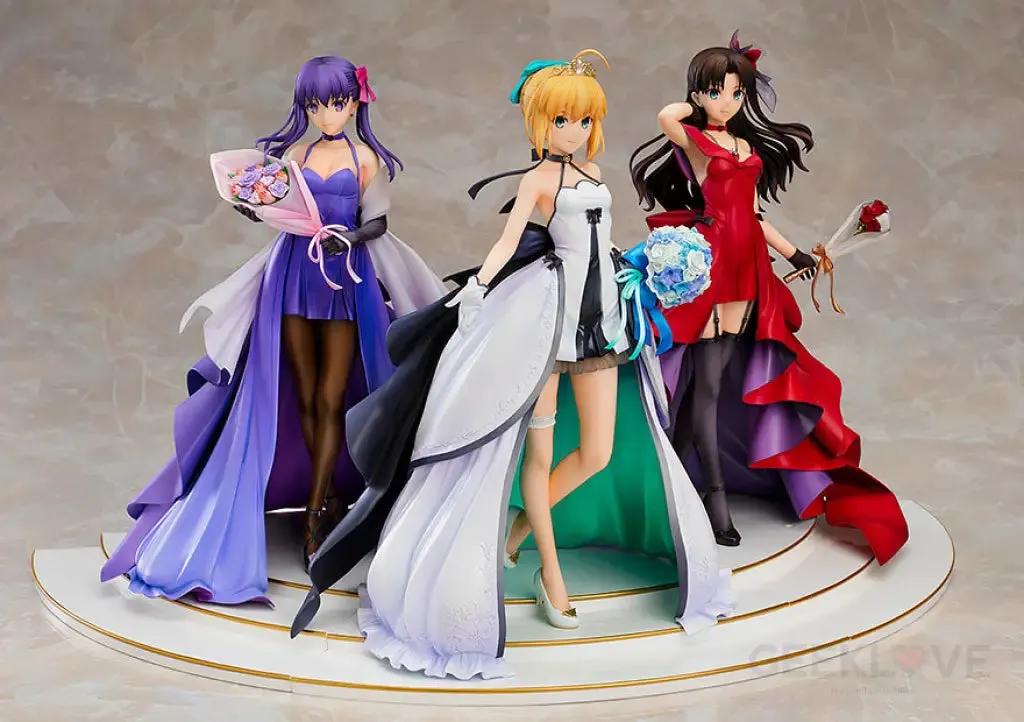 1/7 Saber, Rin Tohsaka and Sakura Matou 15th Celebration Dress Ver. Premium Box