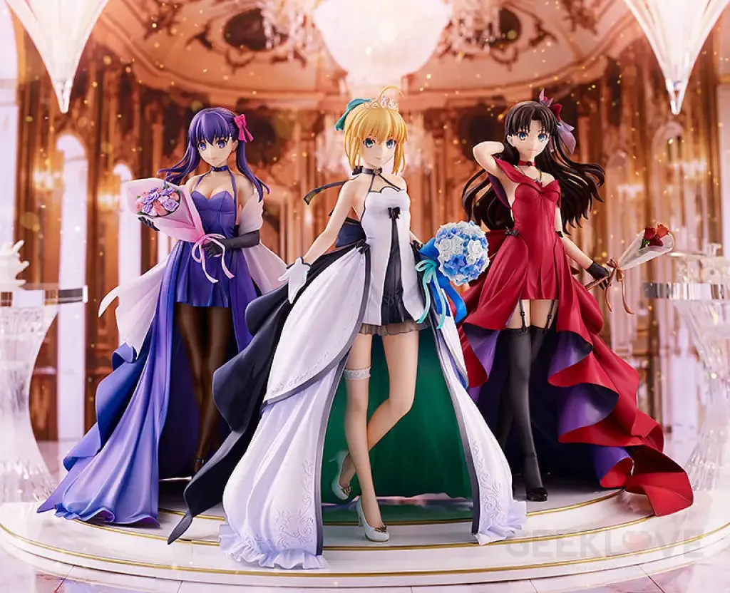 1/7 Saber, Rin Tohsaka and Sakura Matou 15th Celebration Dress Ver. Premium Box