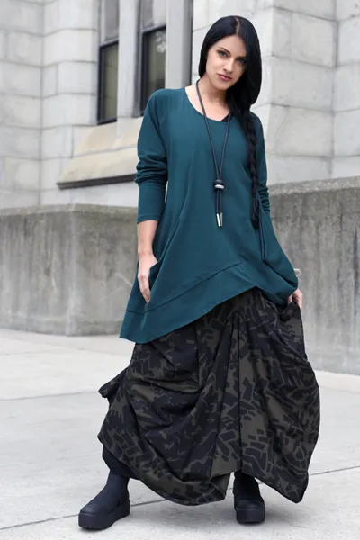 3D Skirt in Urban Print Tokyo