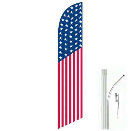 American Flag Swooper Feather Flag