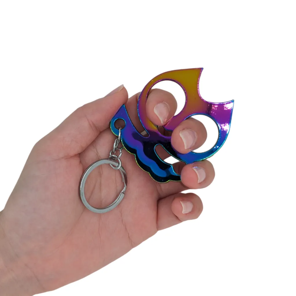 Animal Ears Self Defense Knuckles Keychain