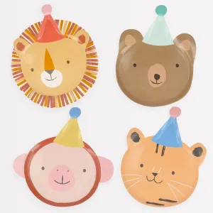 Animal Parade Party Plates x 8