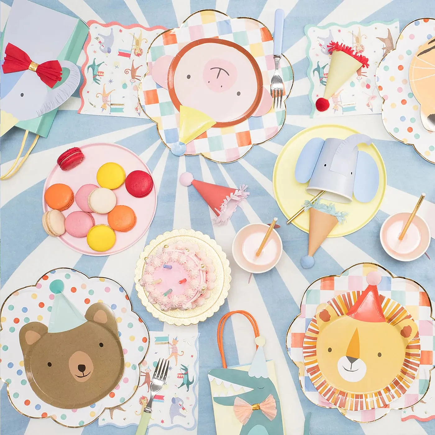 Animal Parade Party Plates x 8