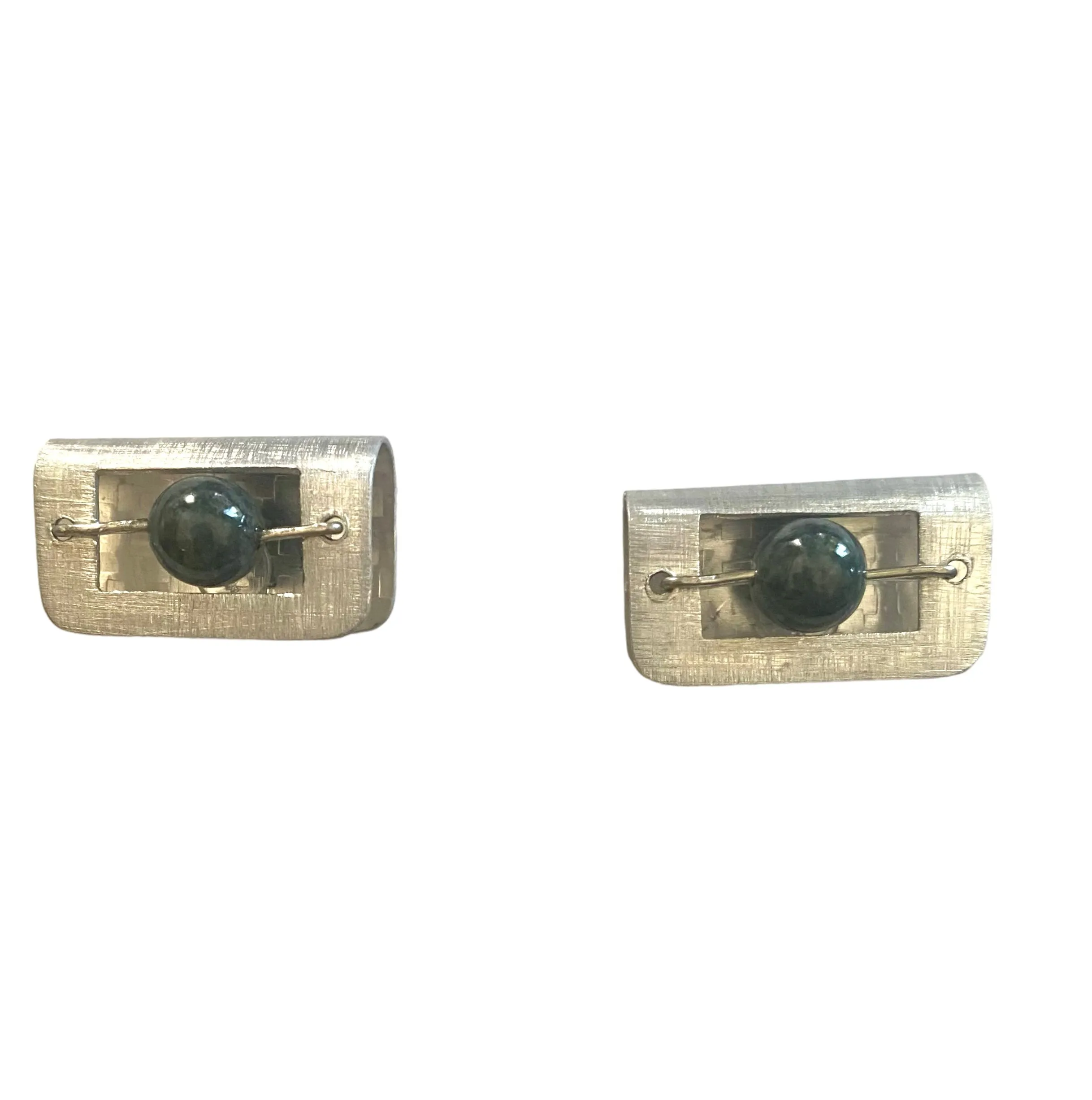 BOOK Small Horizontal Post Earrings