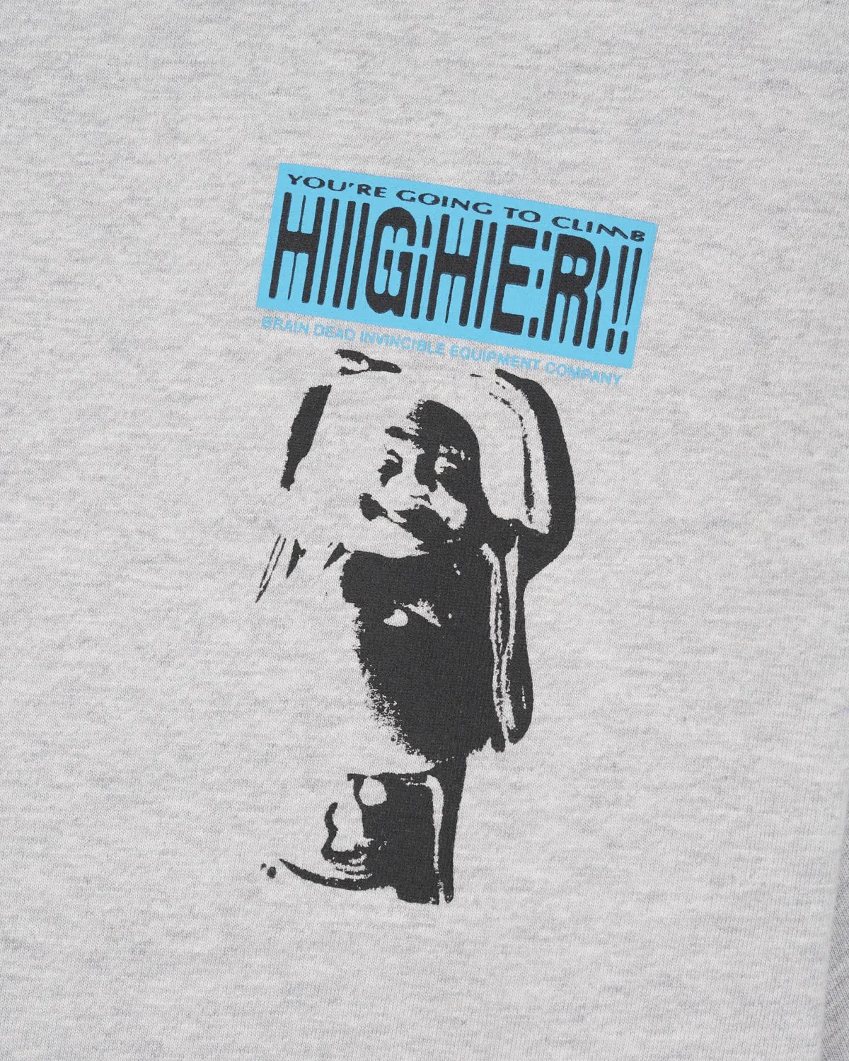 Brain Dead x Invincible Higher T-Shirt - Heather Grey
