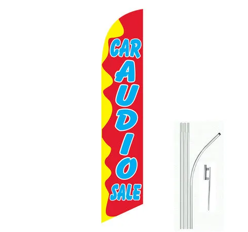 Car Audio Sale Swooper Feather Flag