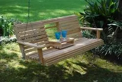 Cypress 5' Flip Console Porch Swing