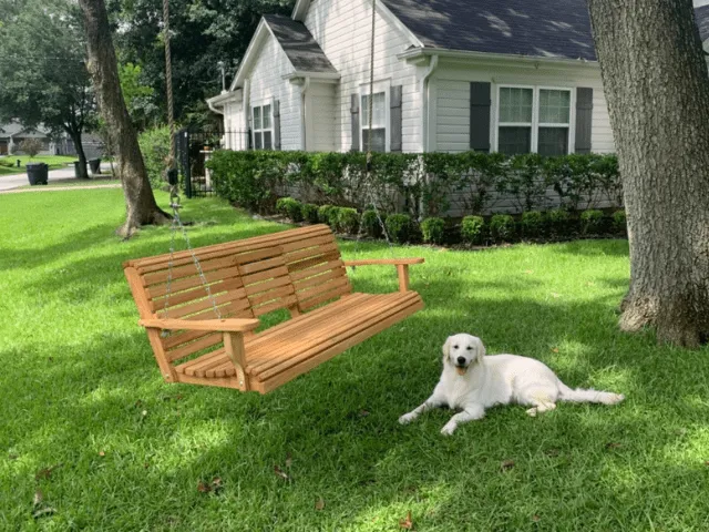Cypress 5' Flip Console Porch Swing