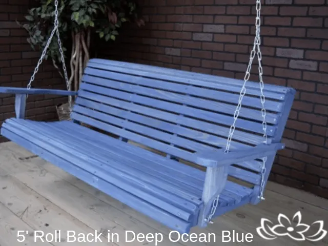 Cypress 5' Flip Console Porch Swing