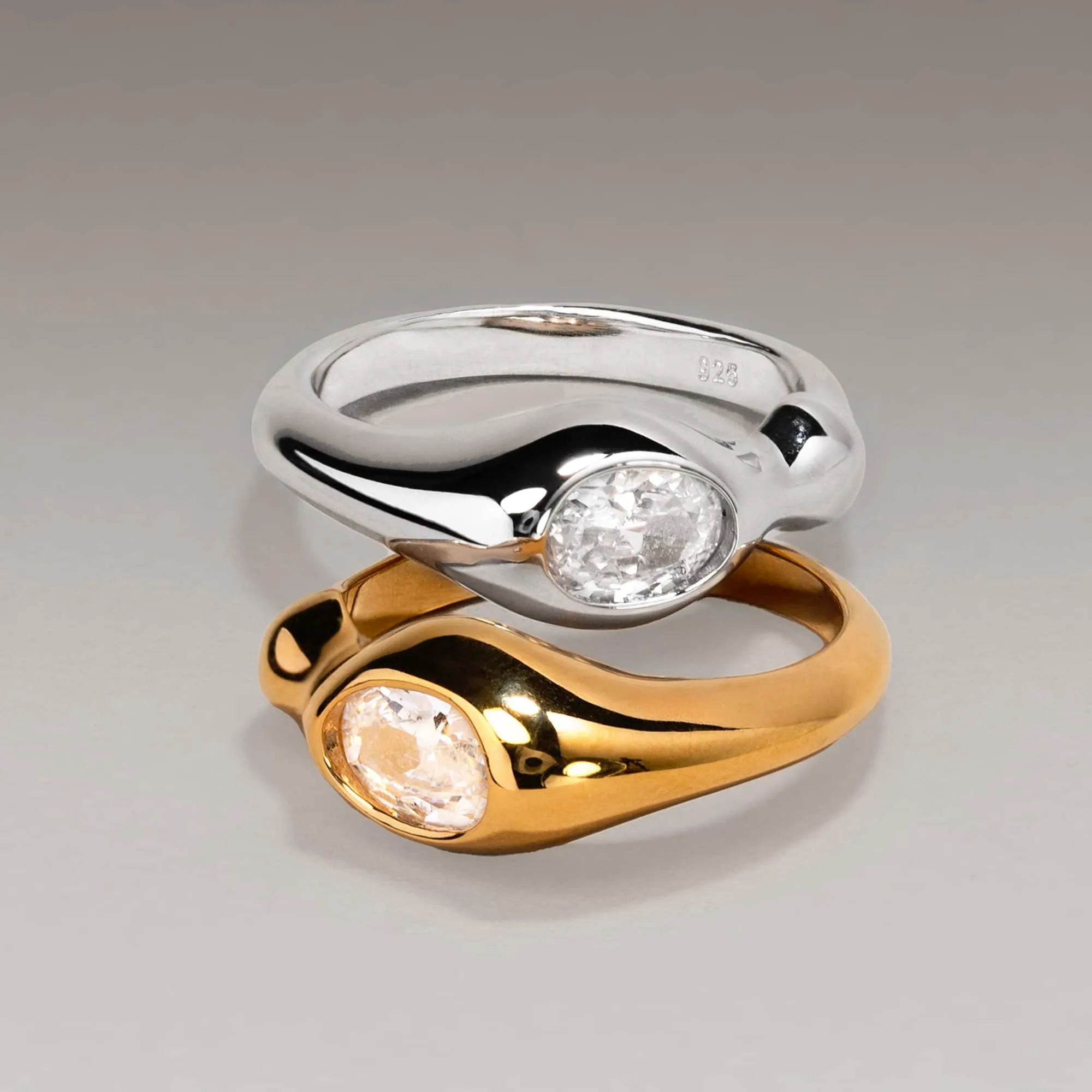 Dali Sculptural Gemstone Ring
