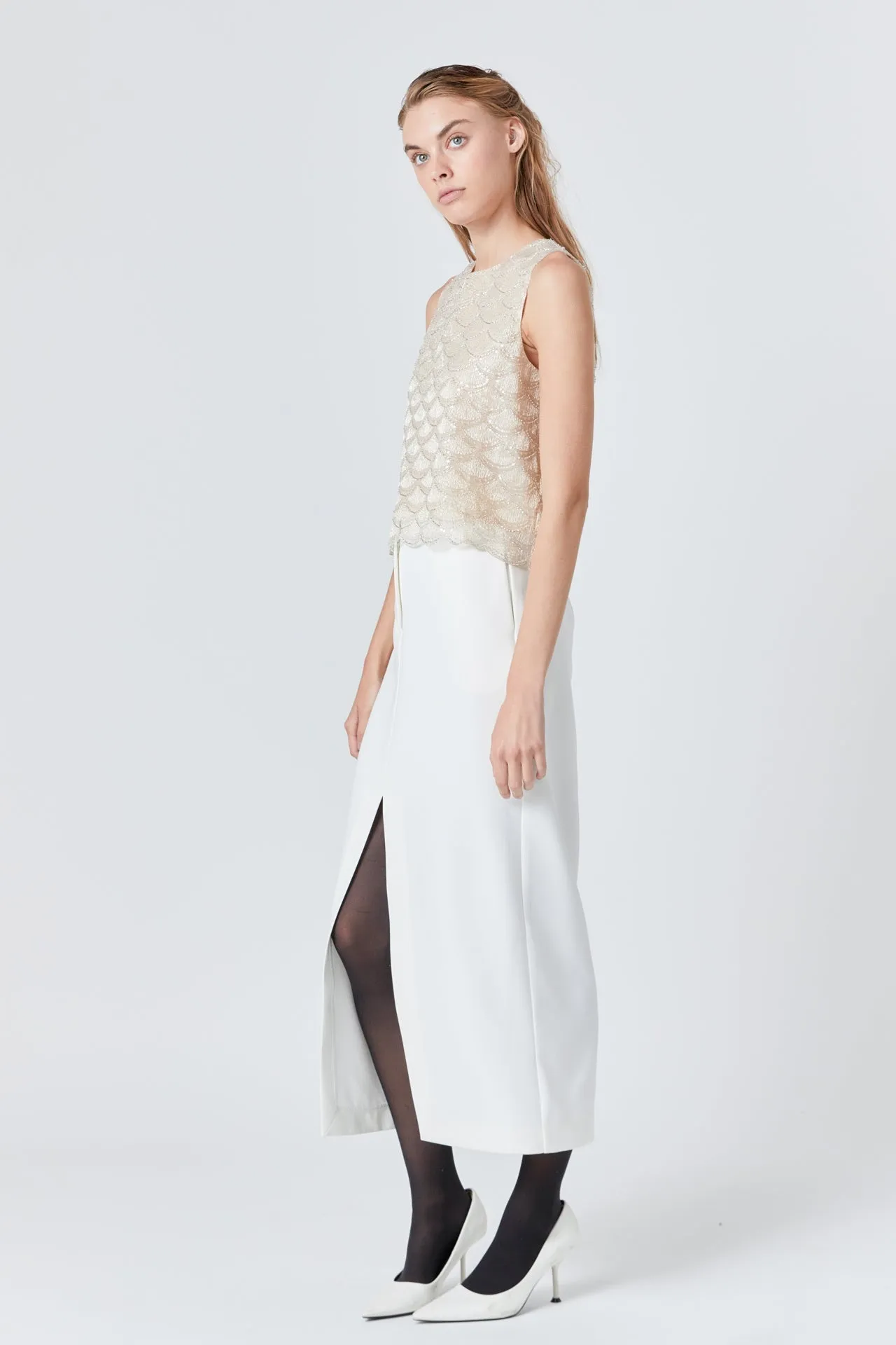 Endless Rose - Sequins Embellished Top
