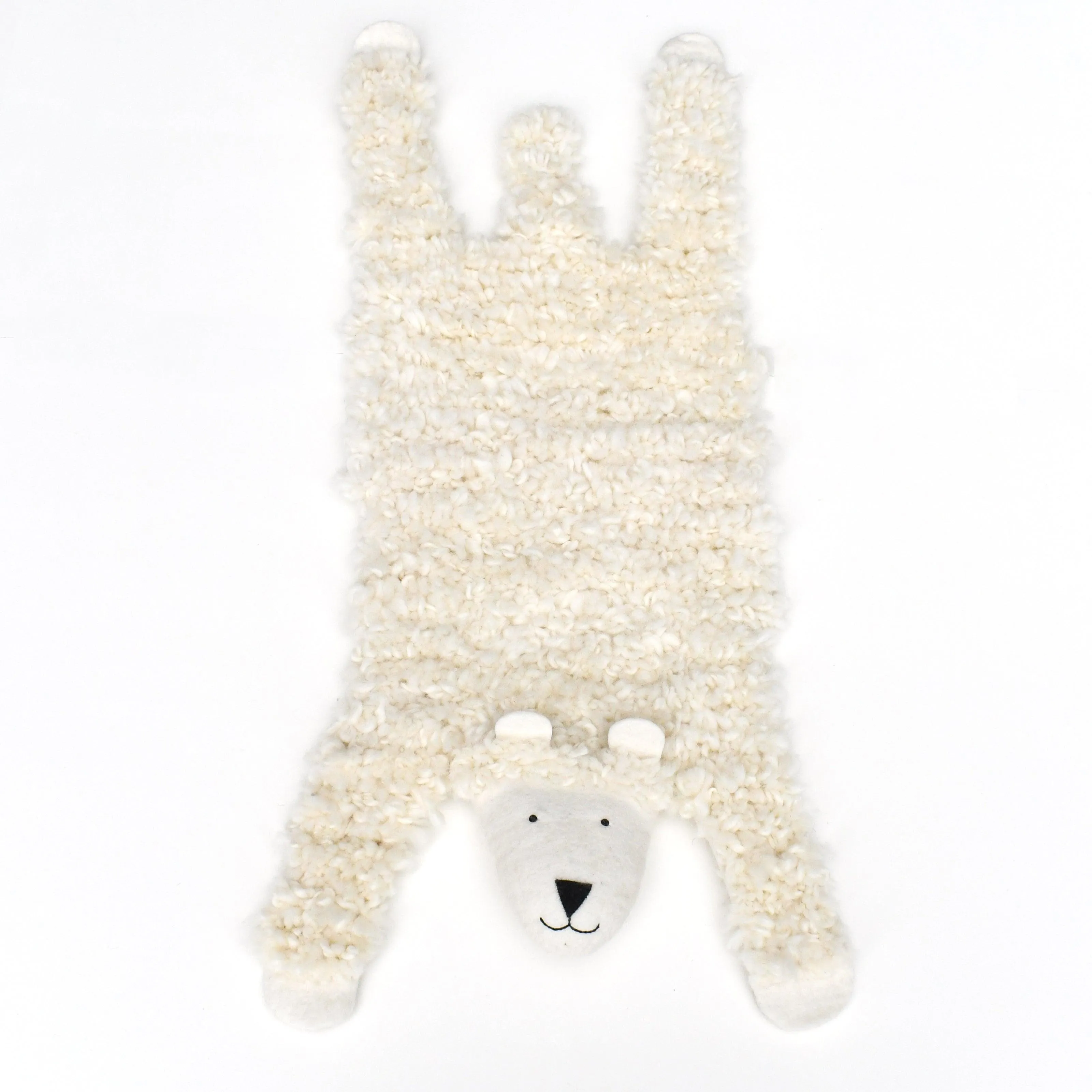 Felt Sheep Nursery Rug
