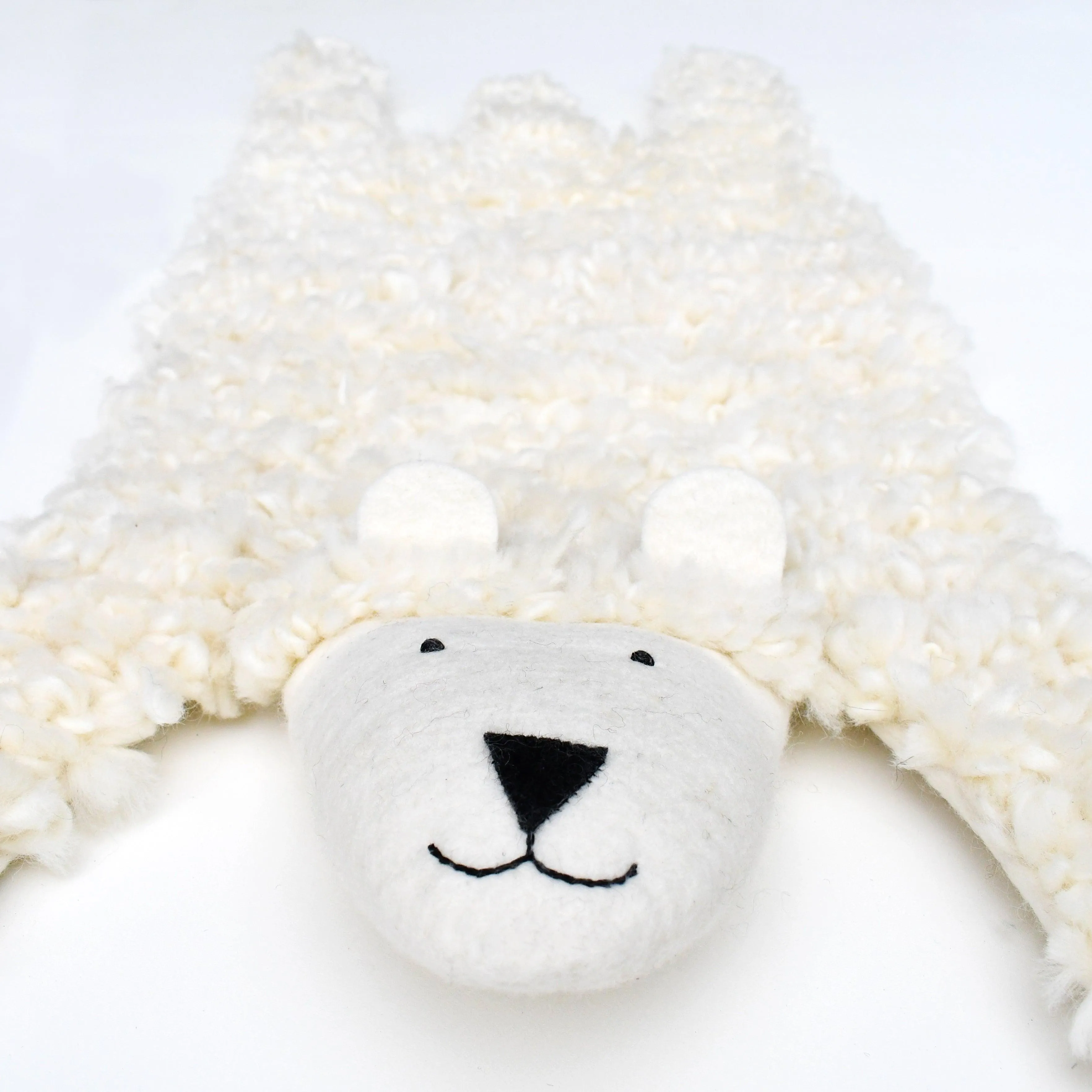 Felt Sheep Nursery Rug