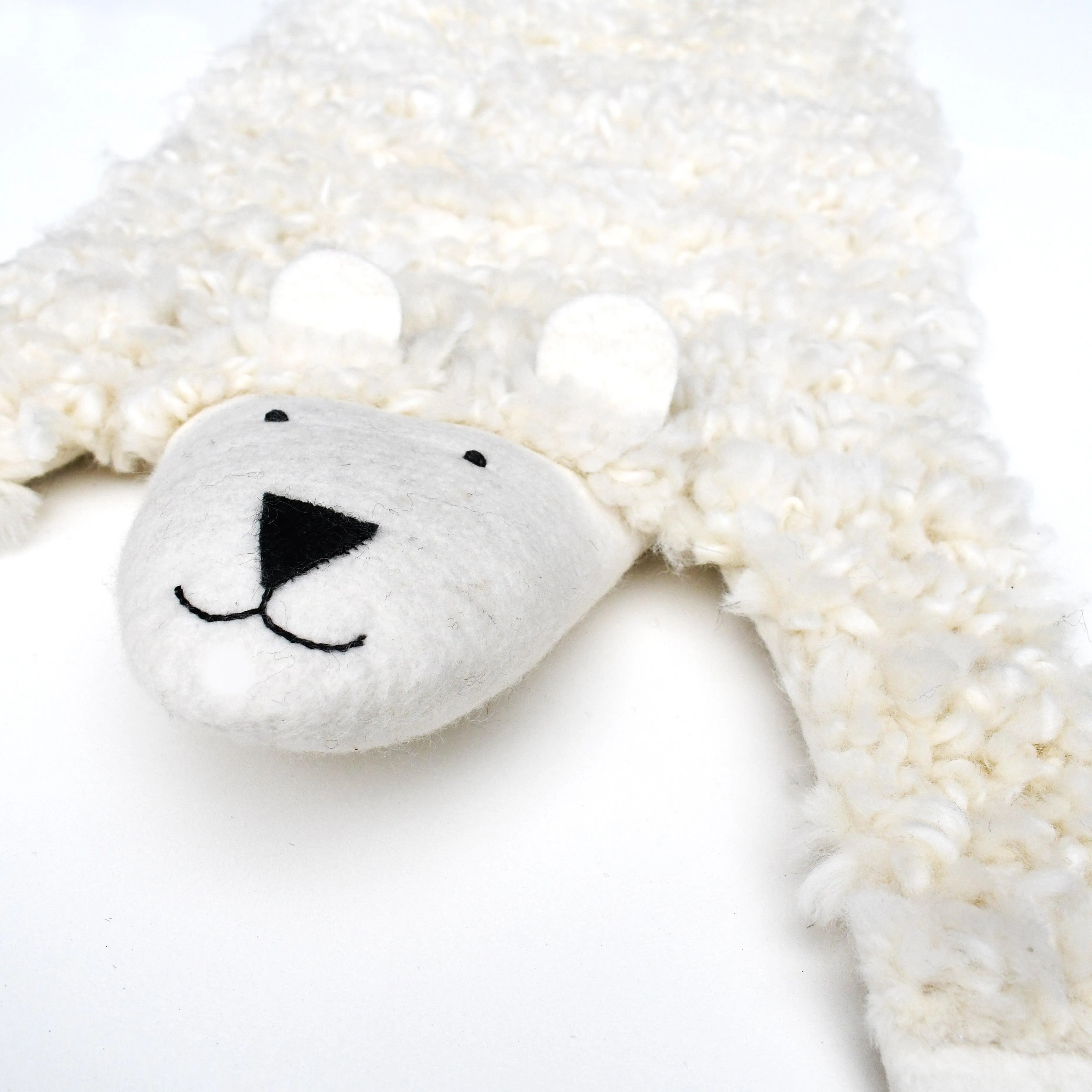 Felt Sheep Nursery Rug