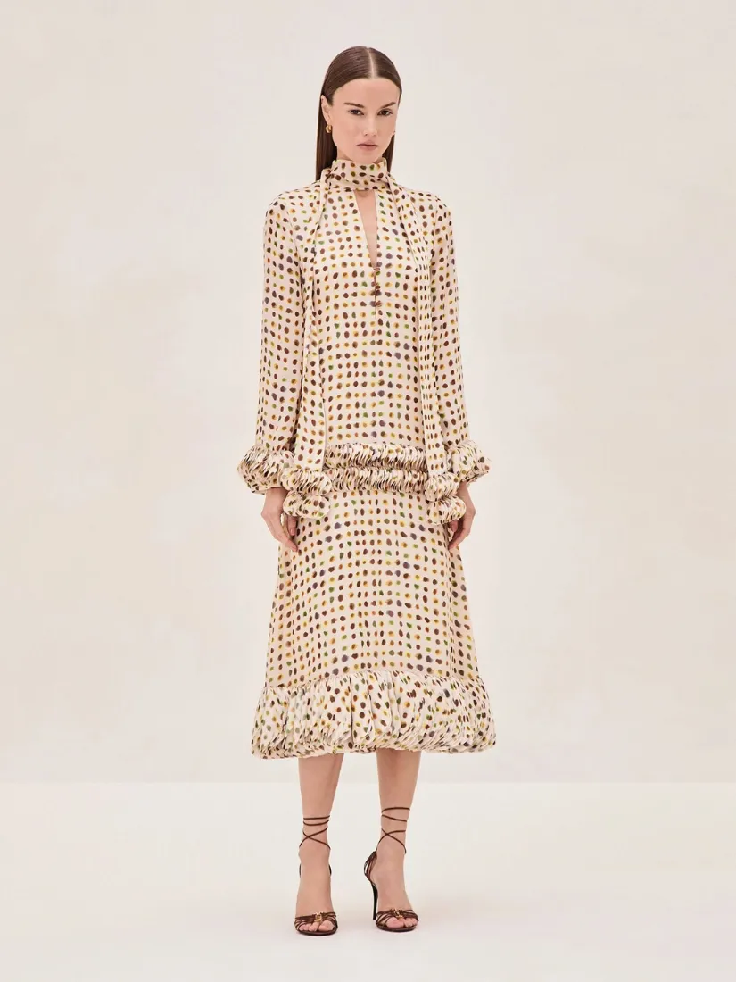 Hilana Dress Painted Dot