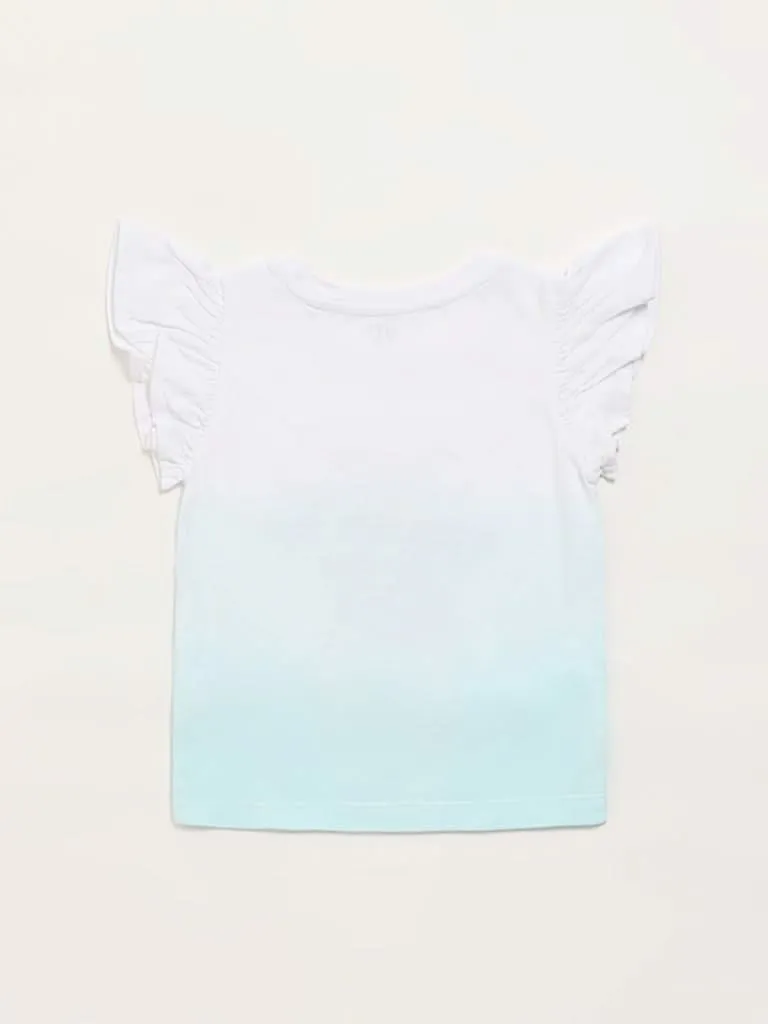 HOP Kids Mint Embellished Top
