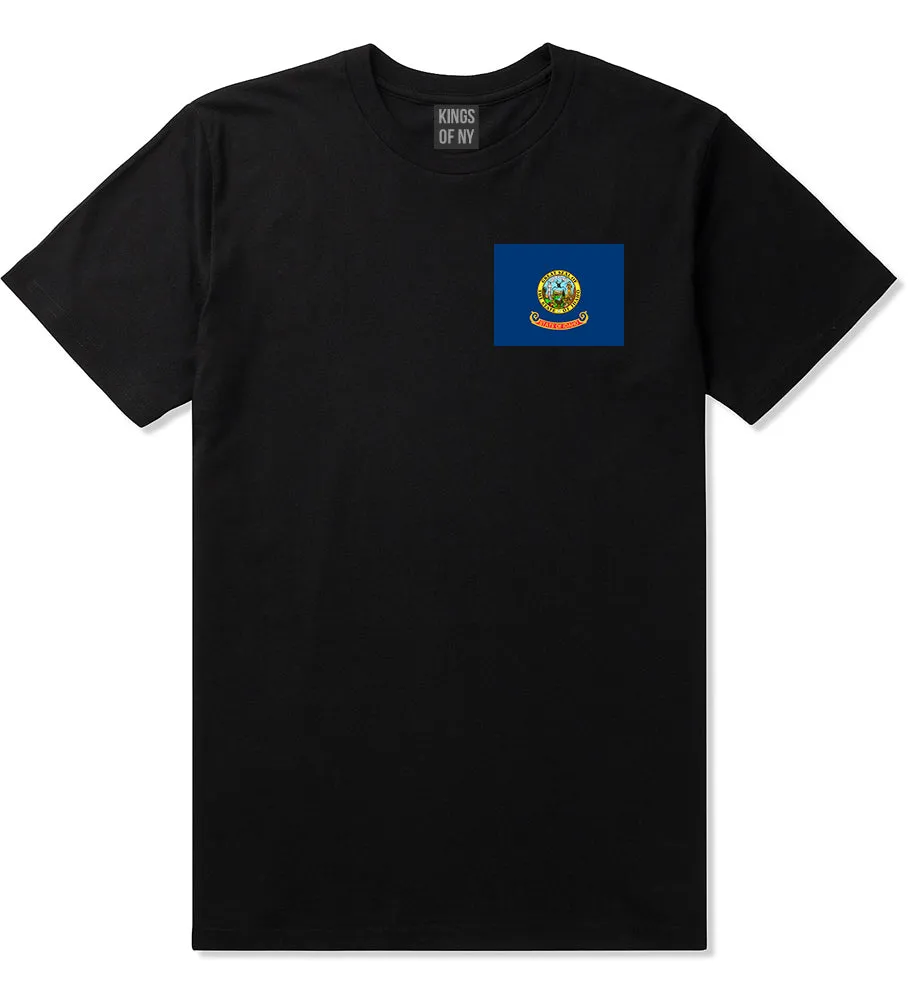 Idaho State Flag ID Chest Mens T-Shirt