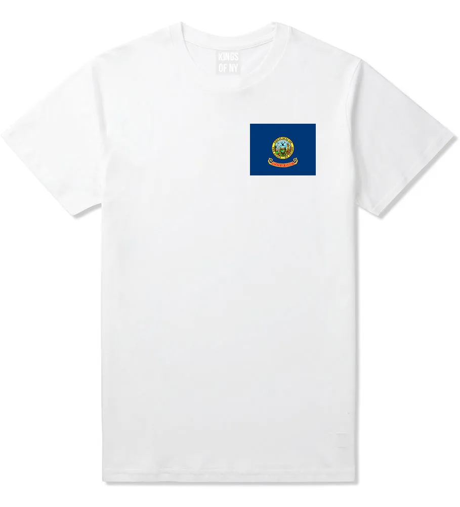 Idaho State Flag ID Chest Mens T-Shirt