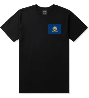 Idaho State Flag ID Chest Mens T-Shirt