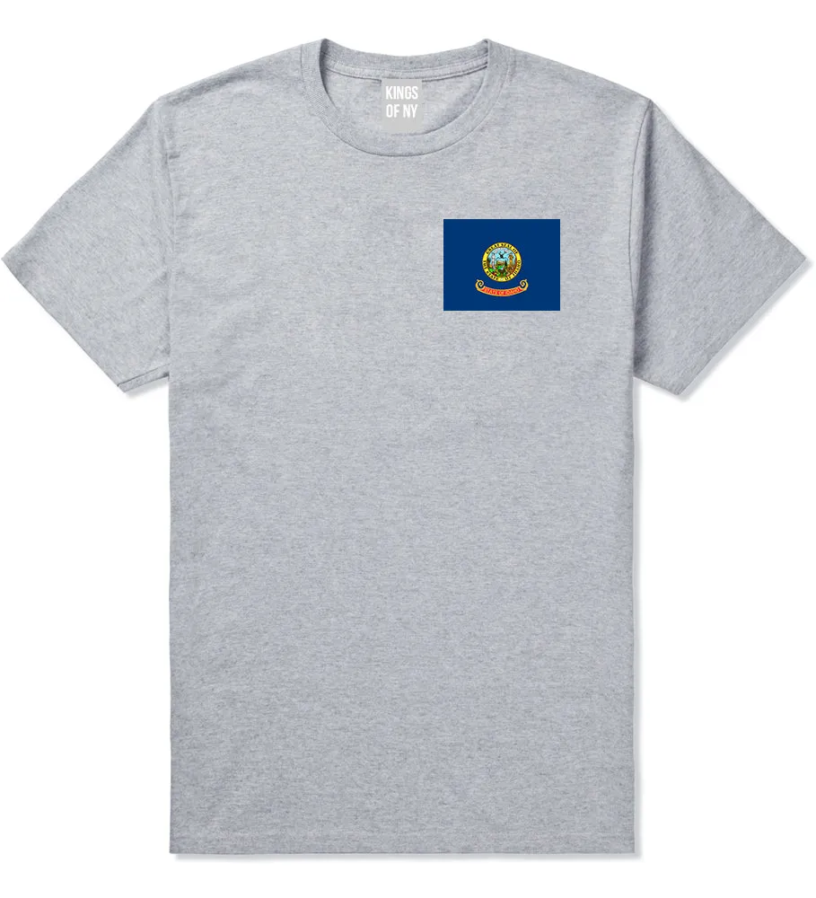 Idaho State Flag ID Chest Mens T-Shirt