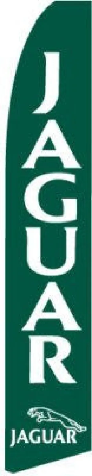 Jaguar Dealership Swooper Feather Banner Flag Sign