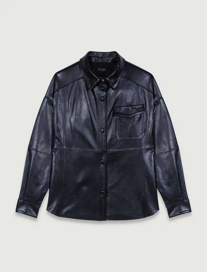 Leather shirt