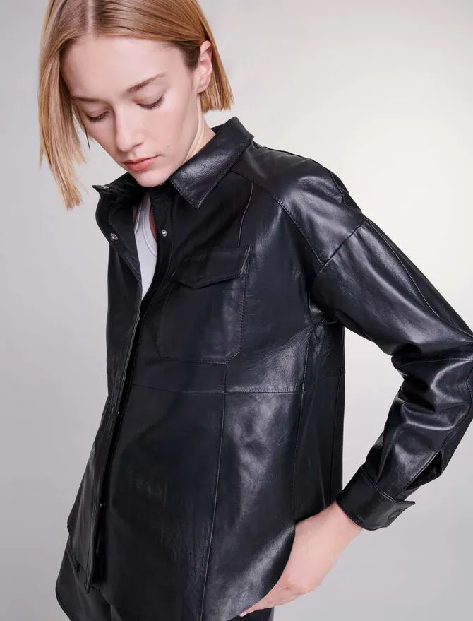Leather shirt