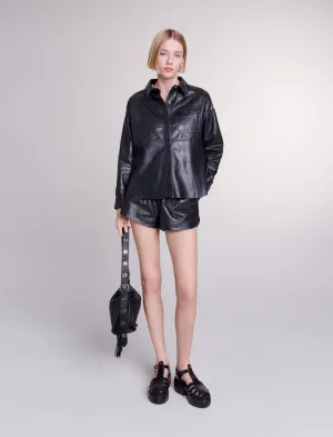 Leather shirt