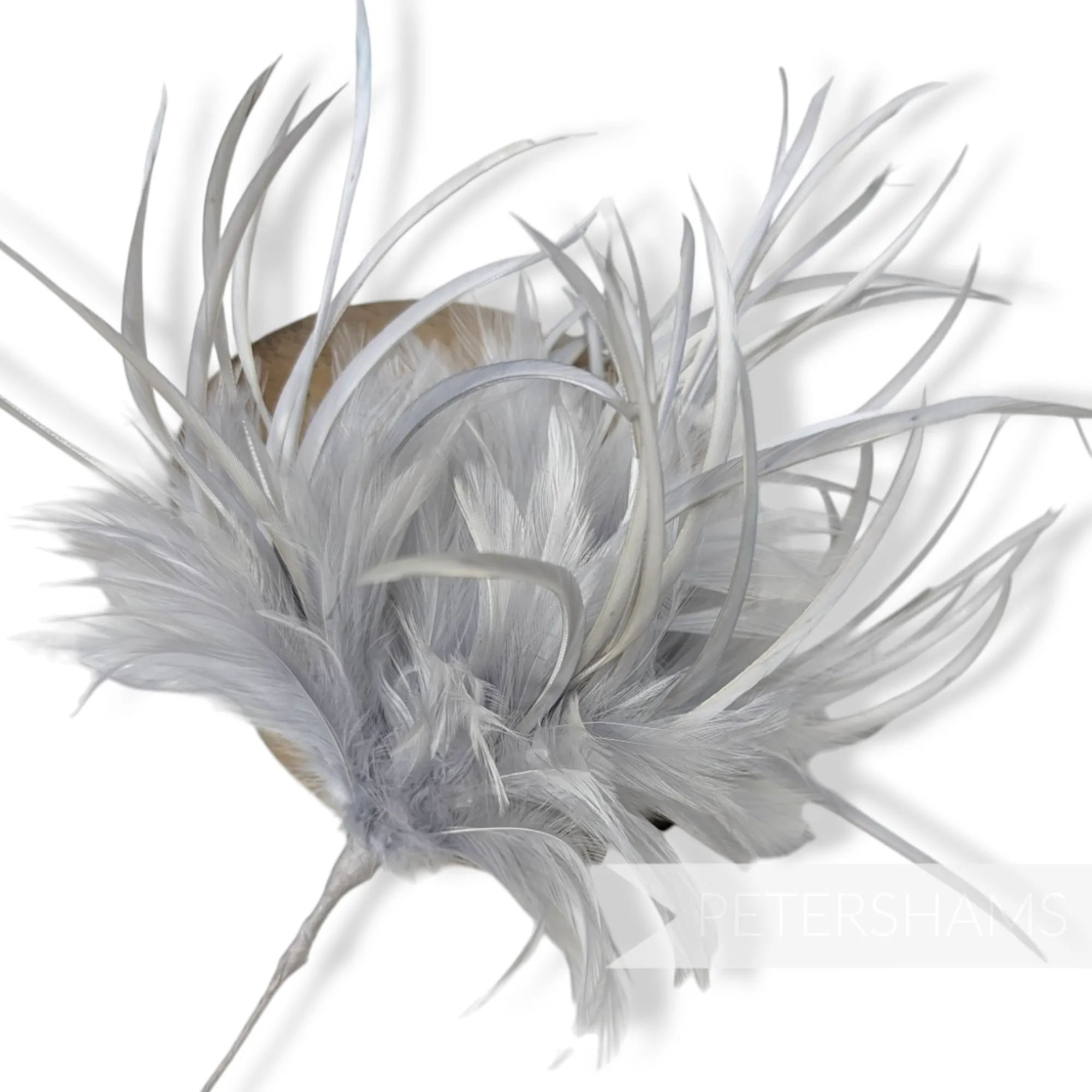 Mega Fluffy Hackle & Goose Biot Feather Hat Mount