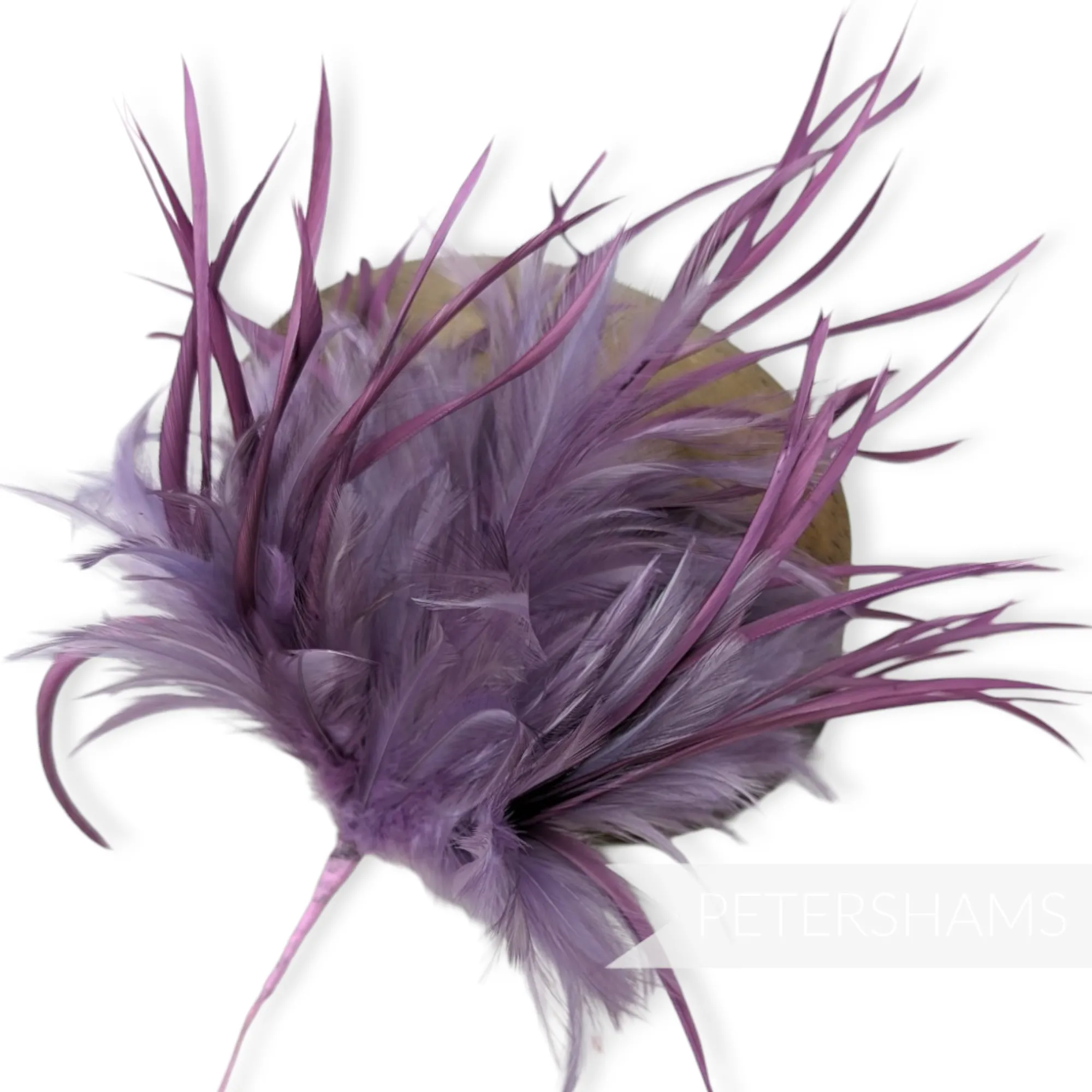 Mega Fluffy Hackle & Goose Biot Feather Hat Mount