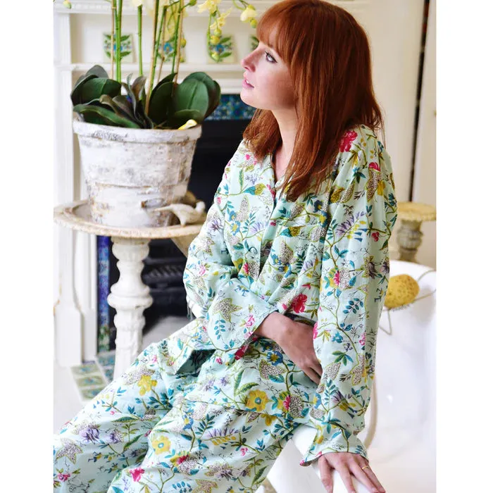 Mint Floral ladies PJs S/M