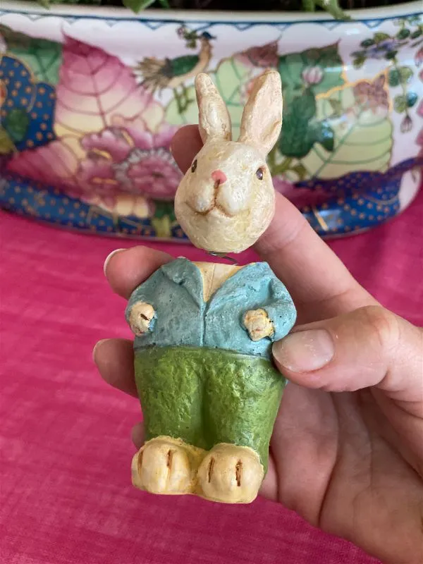 Mr. & Mrs. Bunny Bobbleheads