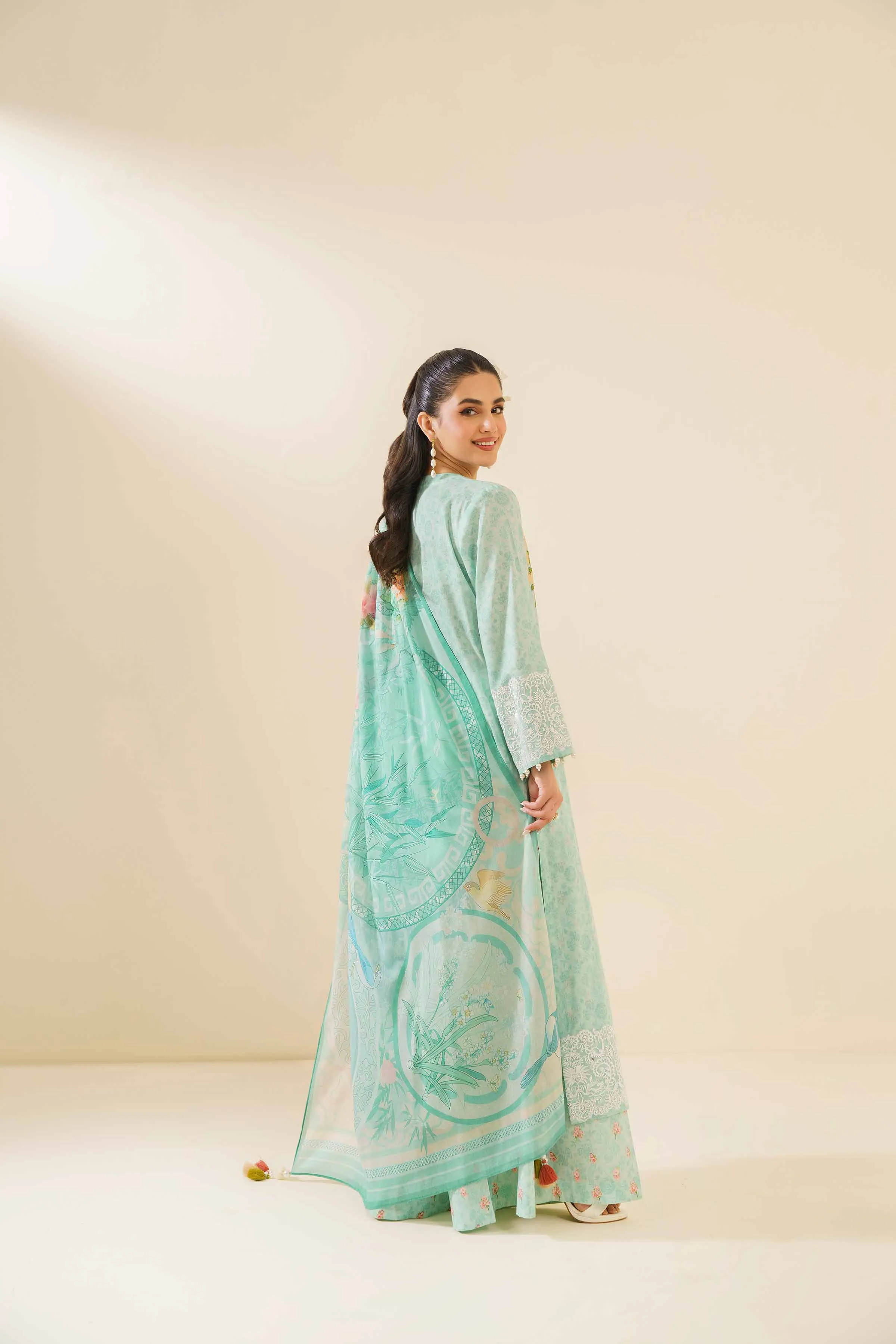 Nishat Linen Spring/Summer Lawn – 3 Piece - Printed Embroidered Suit - 42401703
