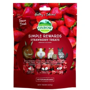 Oxbow Simple Rewards Strawberry Treats 15g