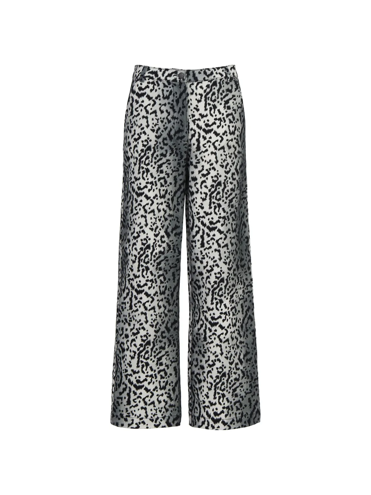 Remi Snow Leopard Print Trousers