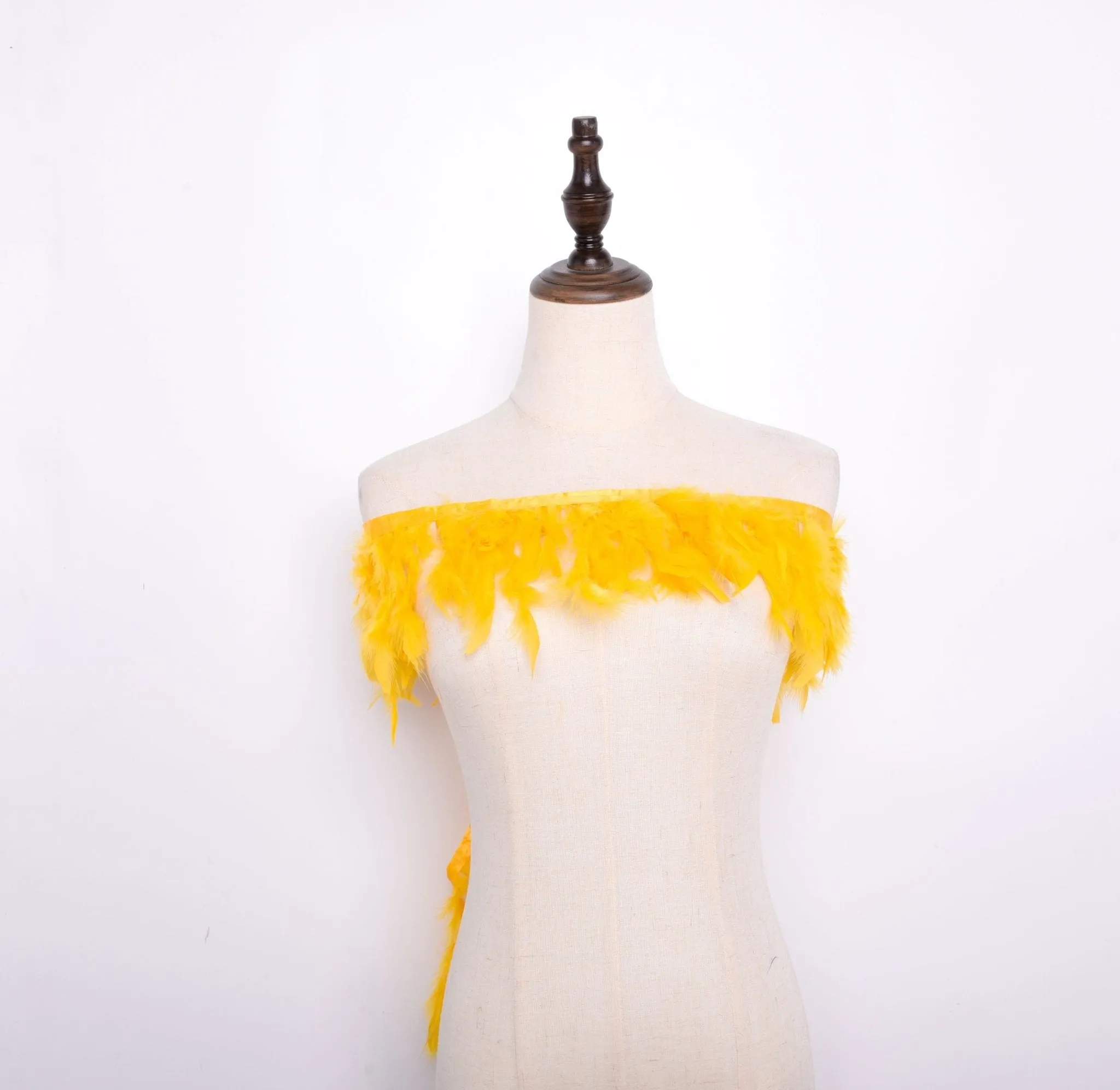 Rooster Feather Fringe Ribbon