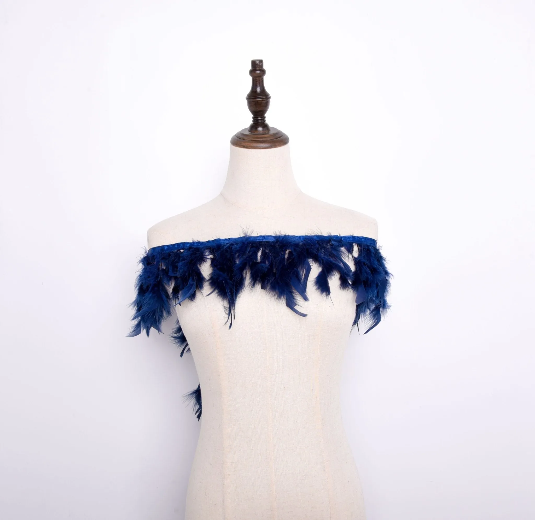 Rooster Feather Fringe Ribbon