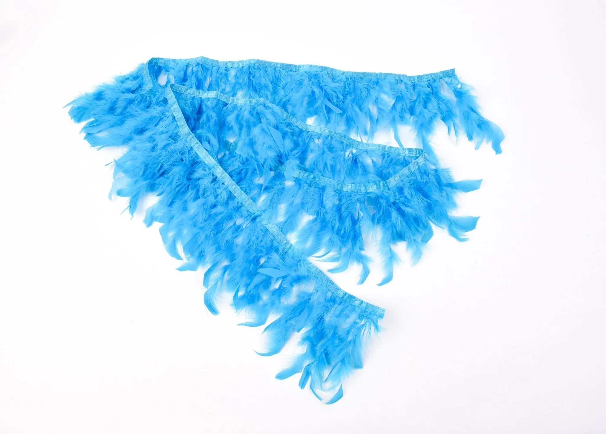 Rooster Feather Fringe Ribbon