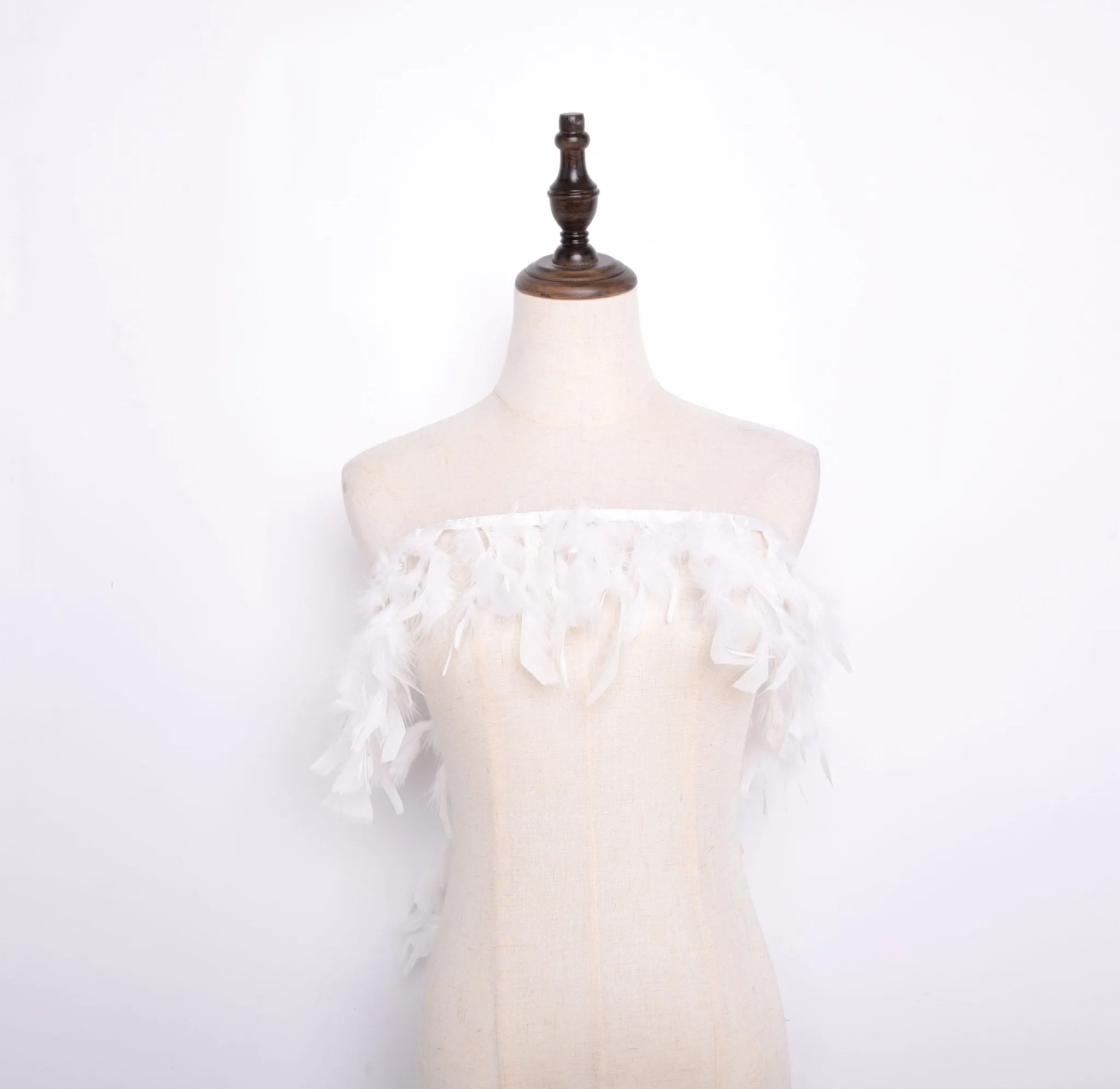 Rooster Feather Fringe Ribbon