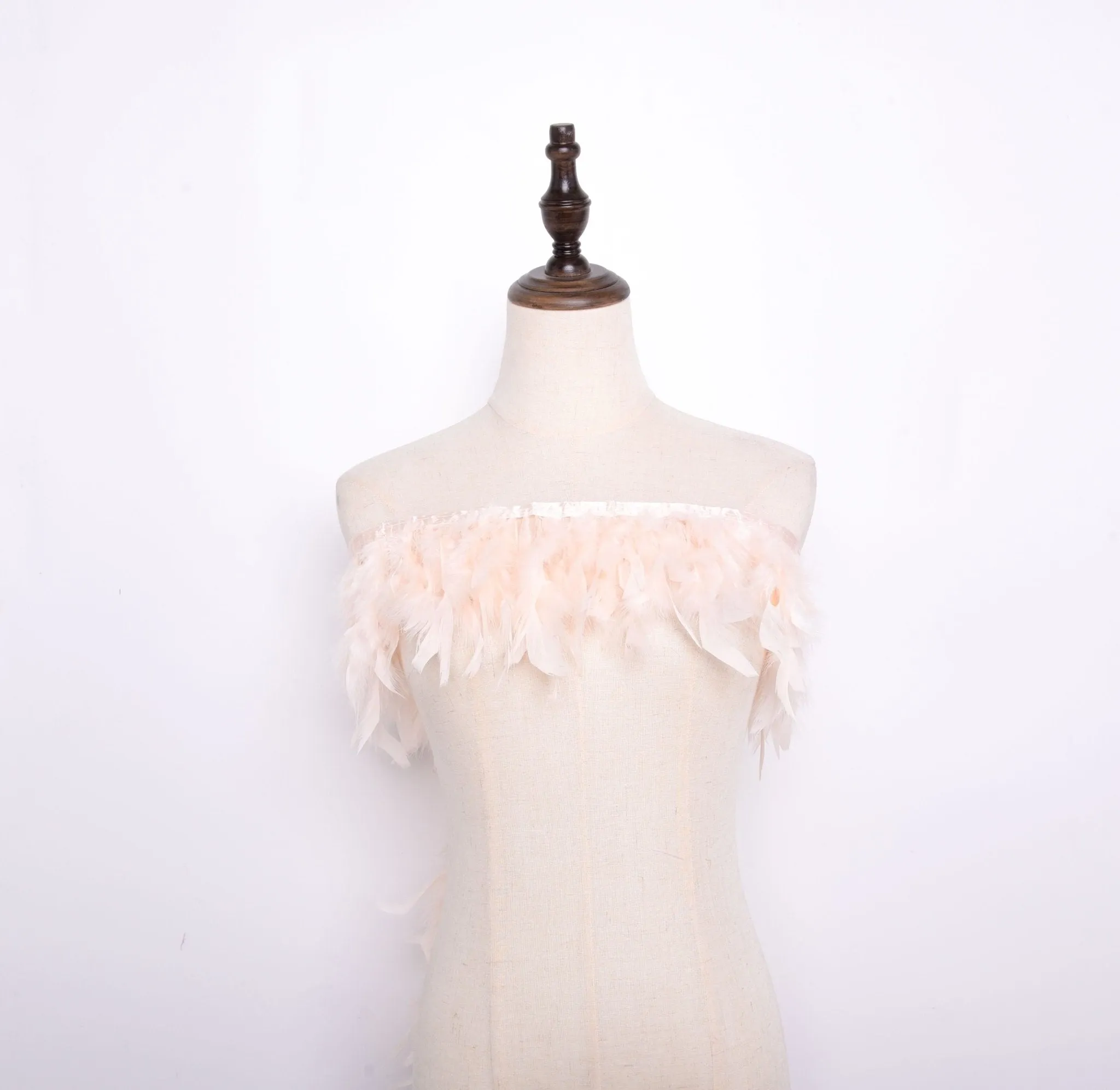 Rooster Feather Fringe Ribbon