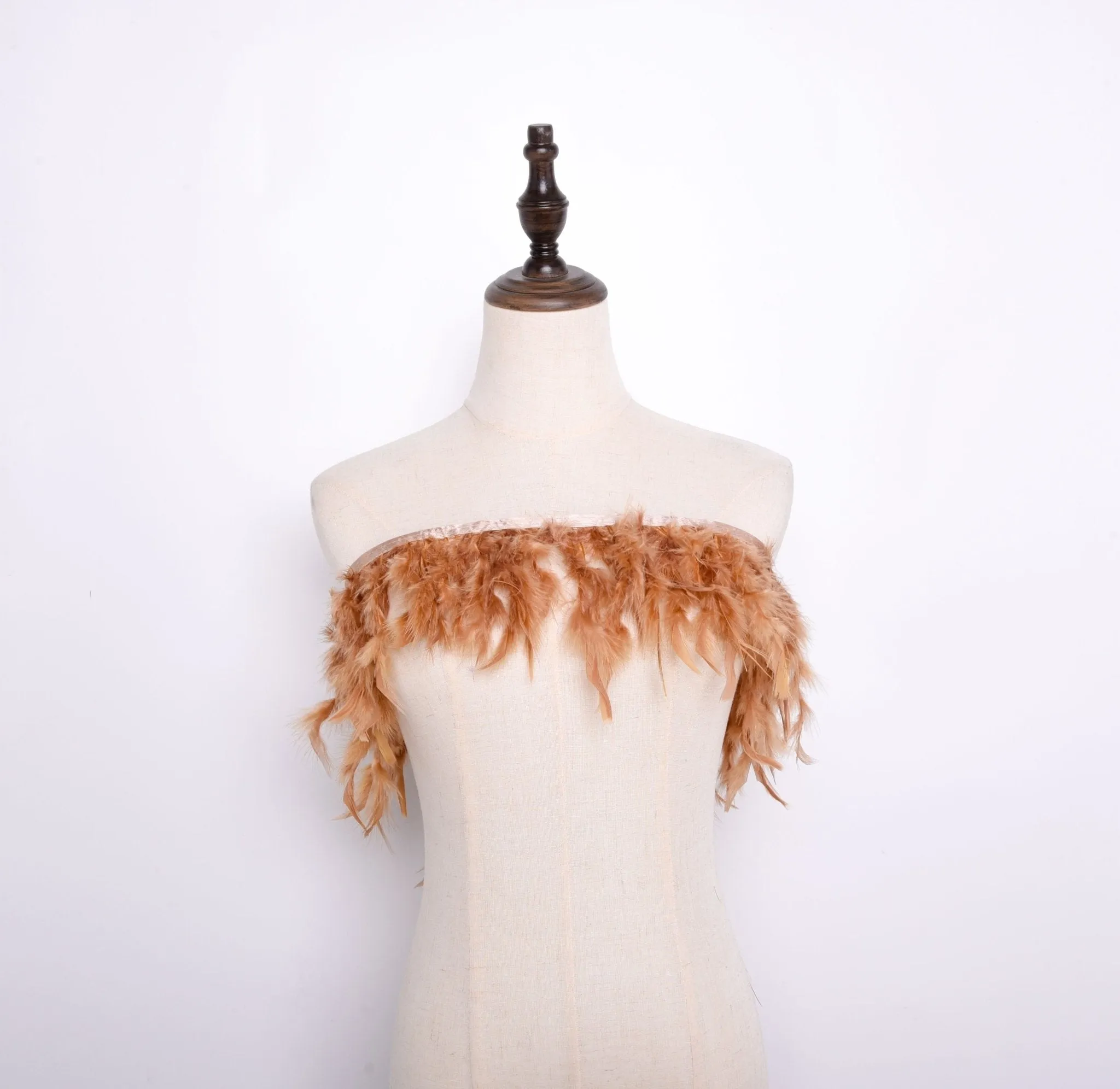 Rooster Feather Fringe Ribbon