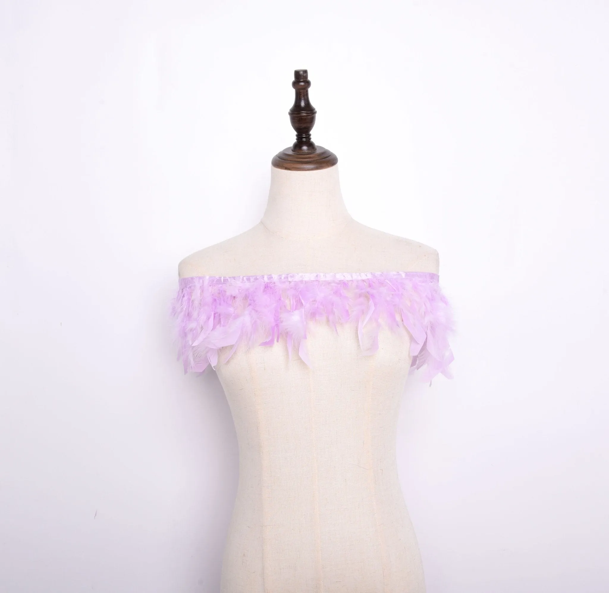 Rooster Feather Fringe Ribbon