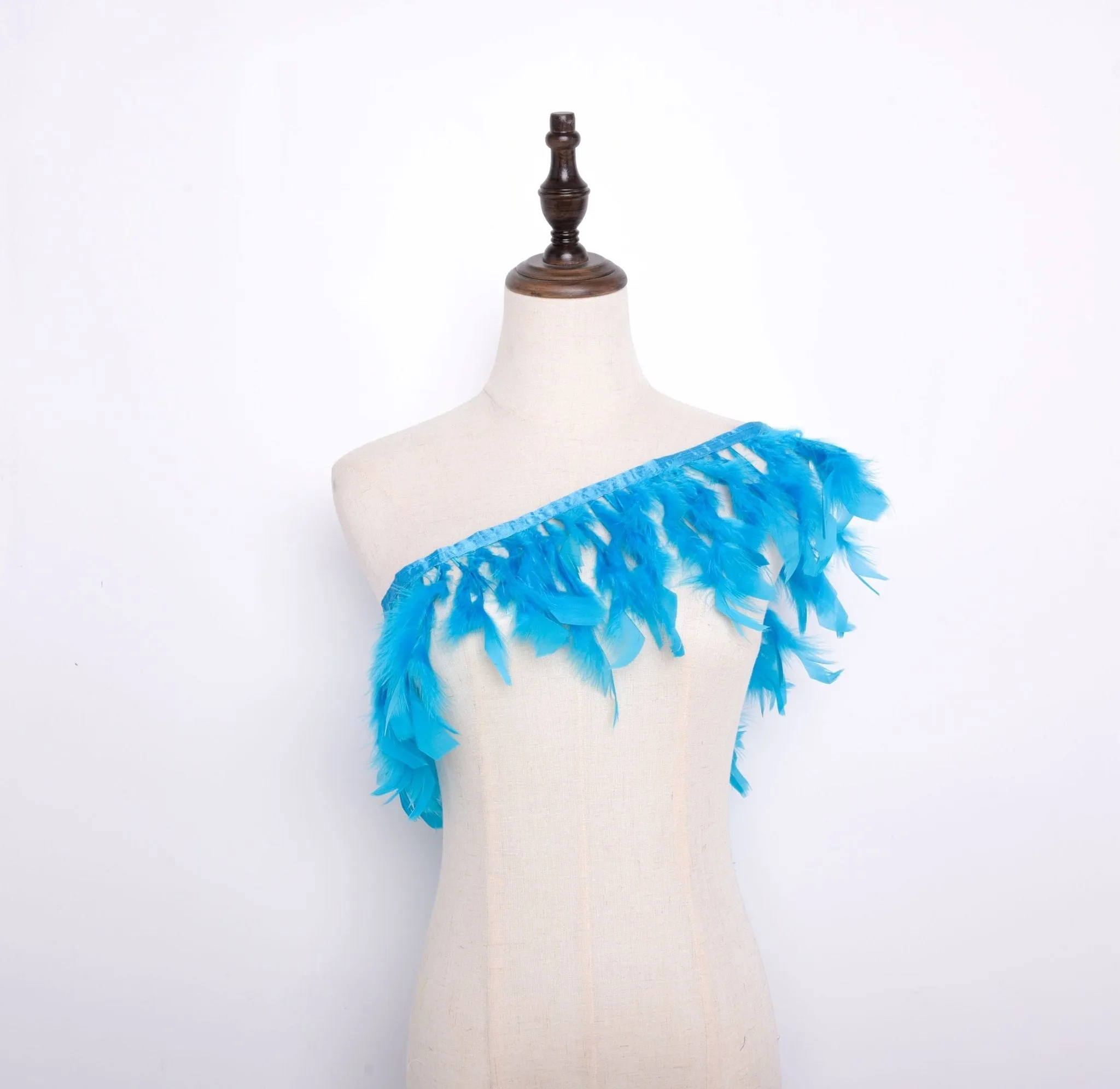 Rooster Feather Fringe Ribbon