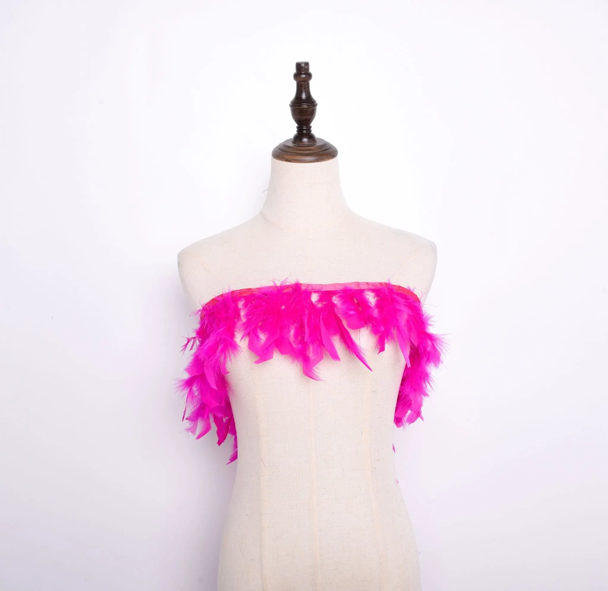 Rooster Feather Fringe Ribbon