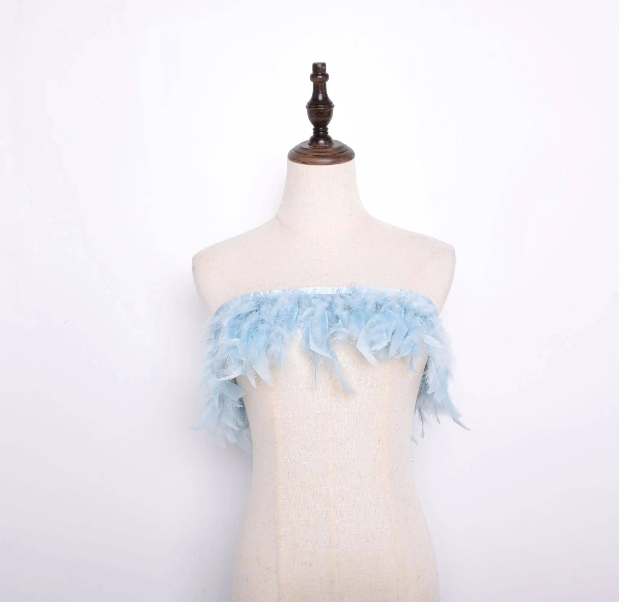 Rooster Feather Fringe Ribbon
