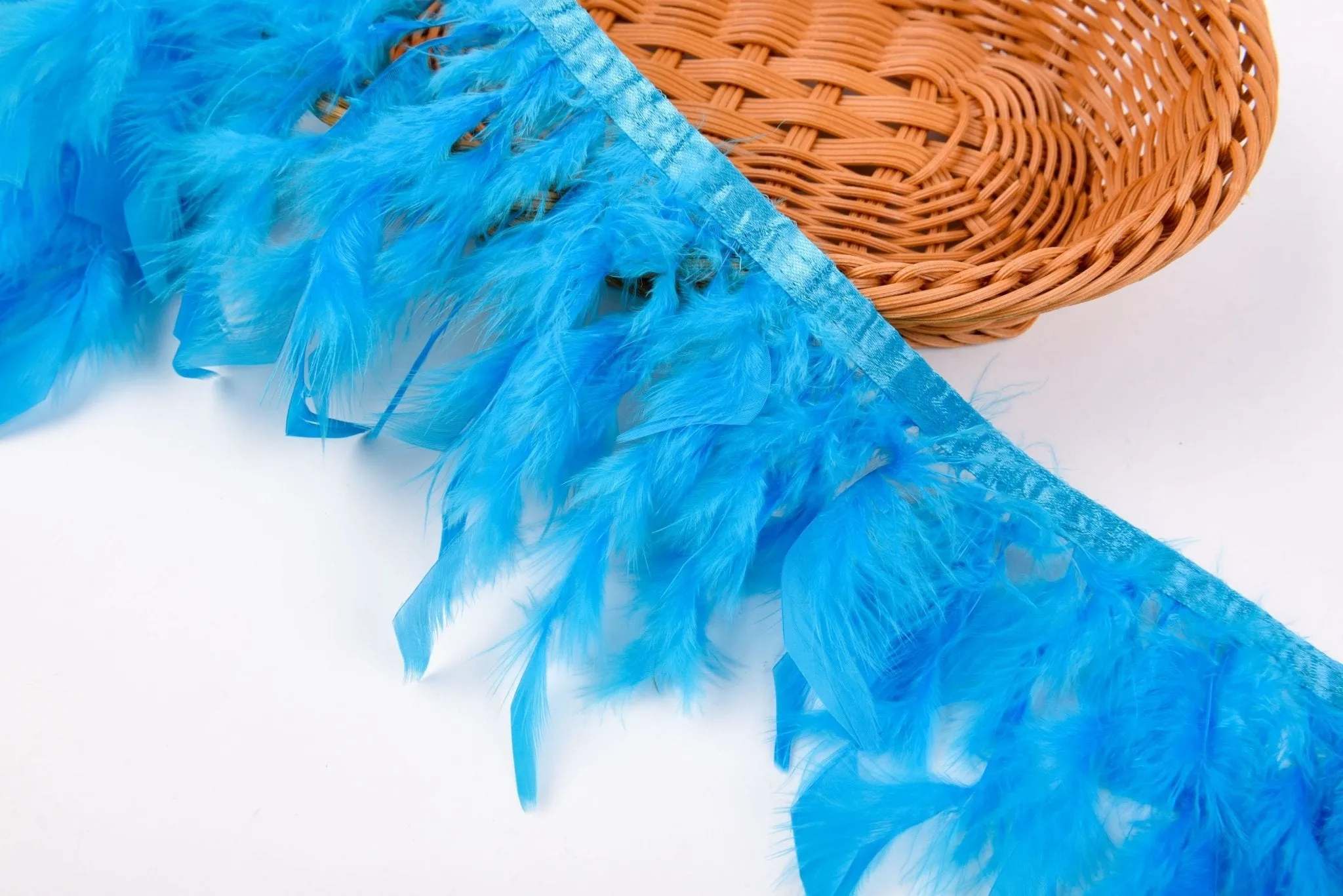 Rooster Feather Fringe Ribbon