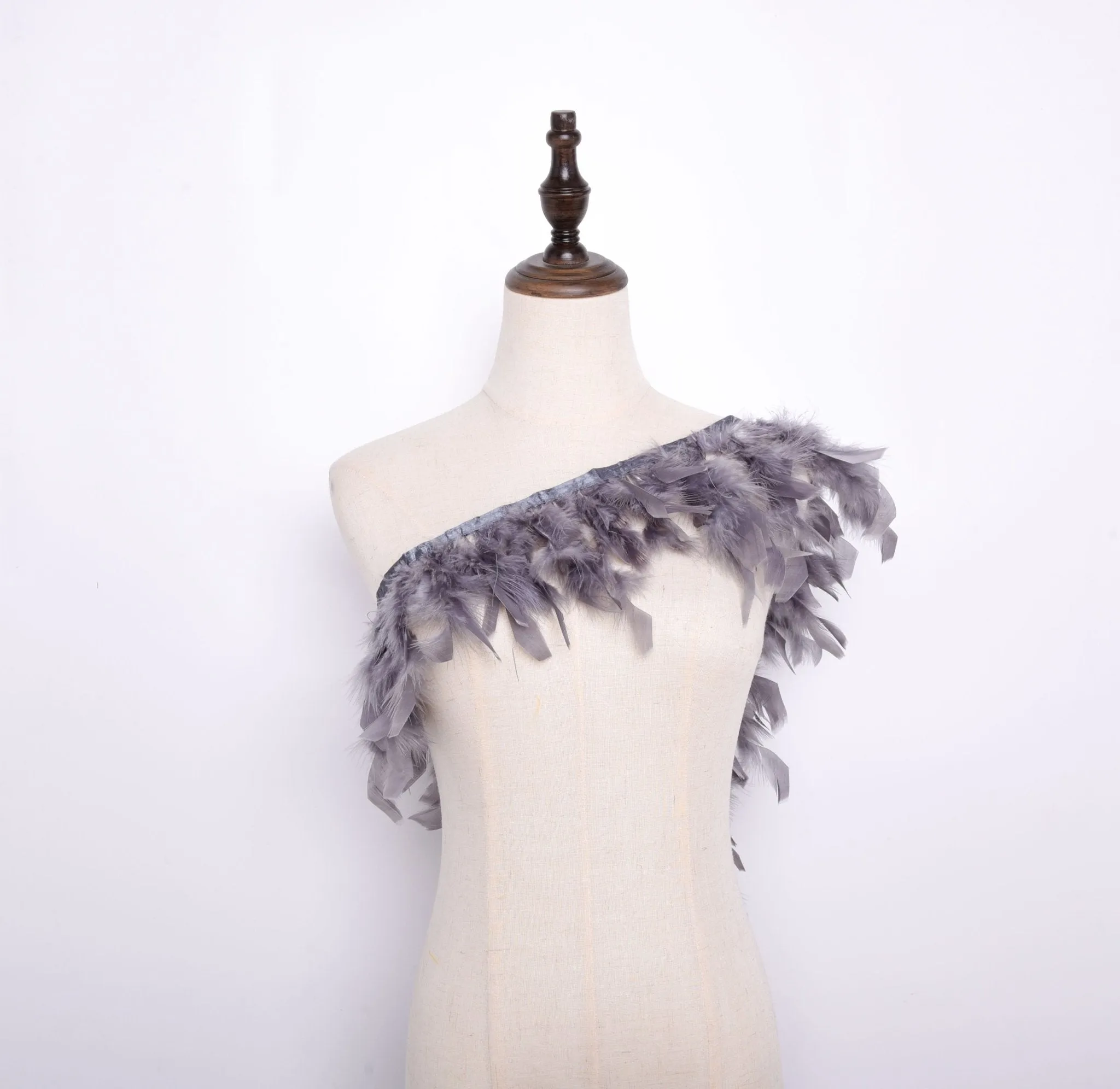 Rooster Feather Fringe Ribbon