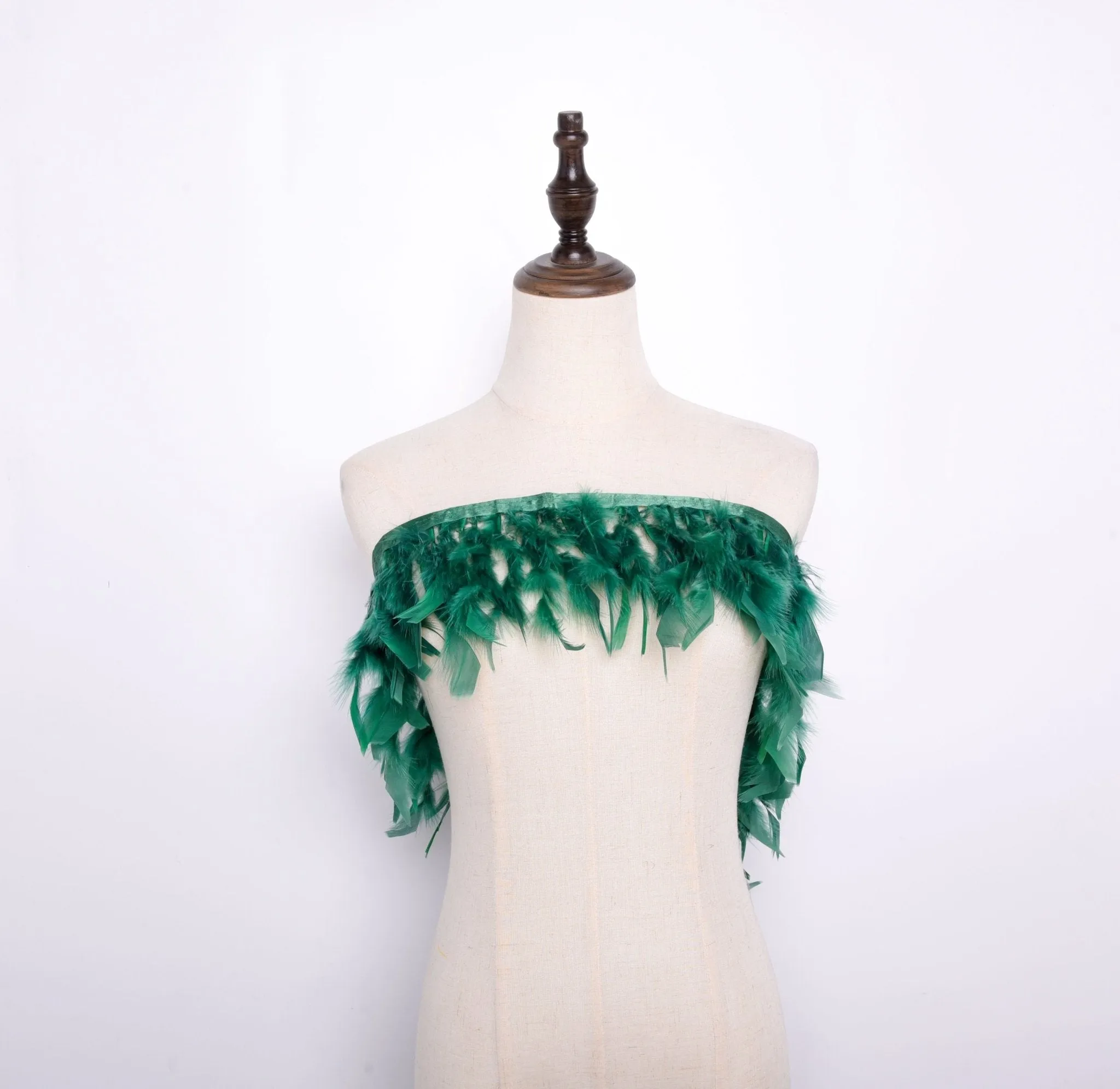 Rooster Feather Fringe Ribbon