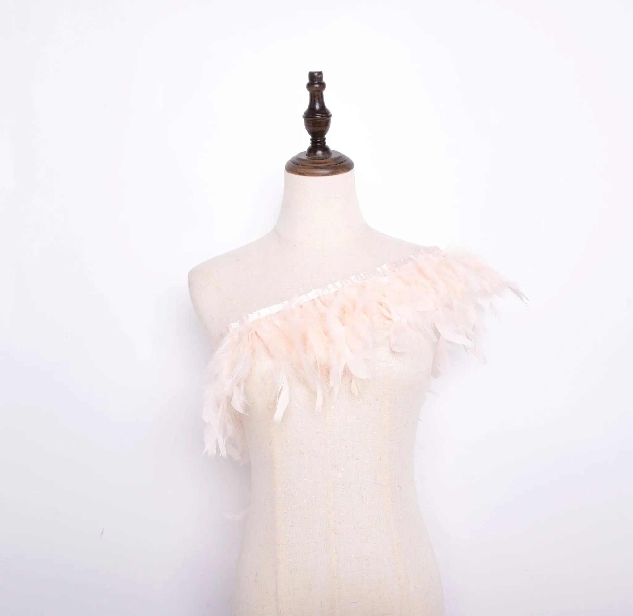 Rooster Feather Fringe Ribbon