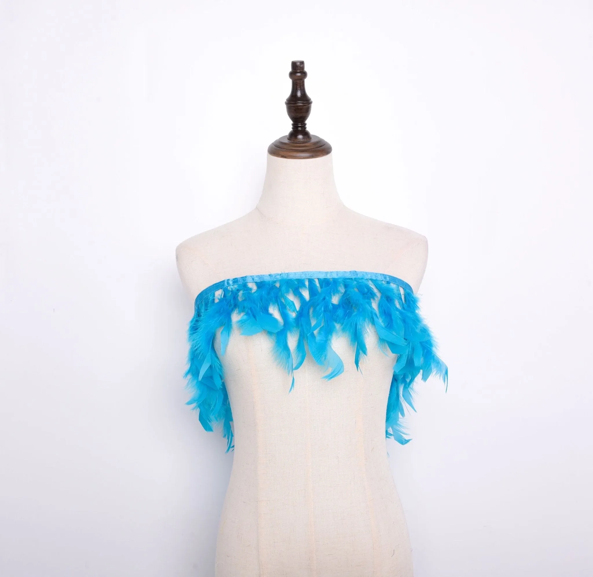 Rooster Feather Fringe Ribbon